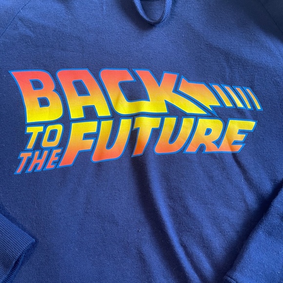 Torrid blue back to the future hoodie 00X - Picture 6 of 8